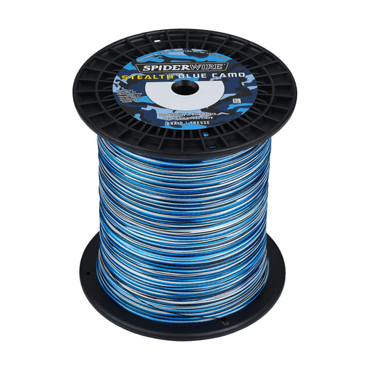 SpiderWire Stealth® Translucent Superline, Translucent, 100-Pound Break Strength, 3000yd Braided Fishing Line, Suitable for Saltwater Environments