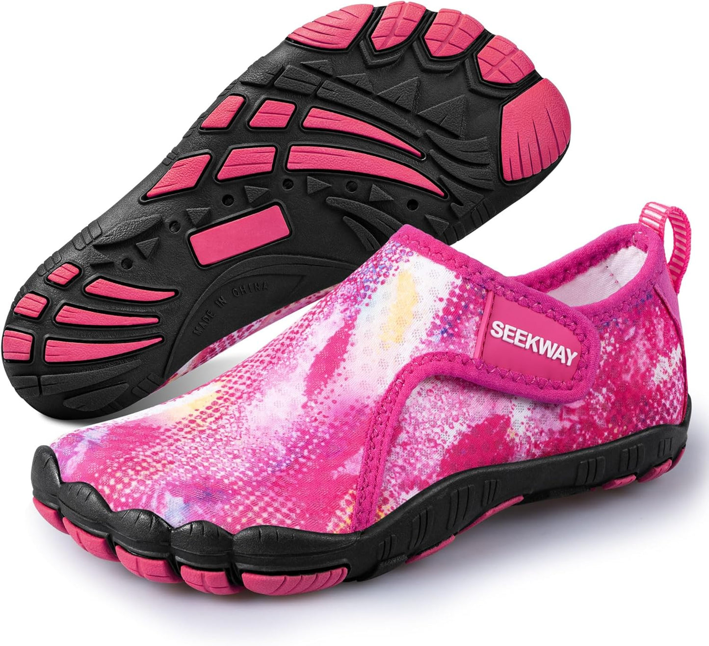 SEEKWAY Barefoot Water Shoes for Kids - Quick-Dry Non-Slip Sand Shoes for Hiking, Swimming & Beach | Toddler Sizes