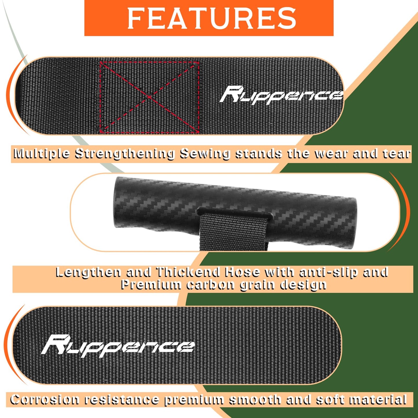 2 Pcs Quick Hood Loops,Kayak Tie Down Straps with Anti-Slip Handle,Cargo Under Hood Anchor Straps for Securing Boat Trailer, Bow Stern Tie Down Kits for Canoe Transport, Perfect for Car Truck Kayak