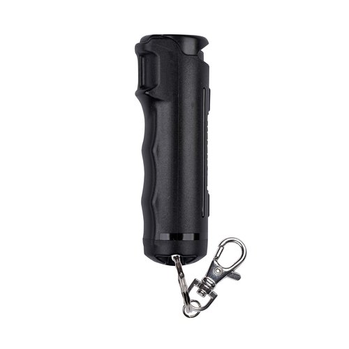 SABRE Pepper Spray - Fast Flip Top, Snap-Clip Keychain, Easy to Use & Carry, Maximum Police Strength OC Spray With UV Dye For Self Defense, 10 Second Spray Time, Finger Grip for Faster Aim, 0.54 fl oz