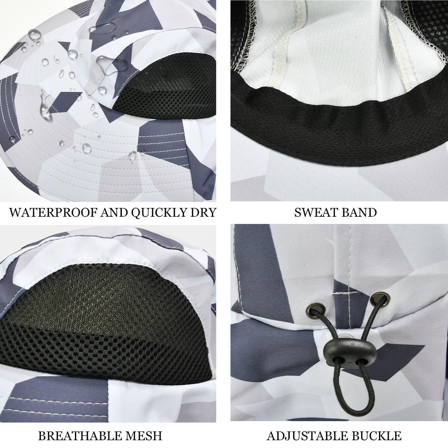 Sun Hat for Men Women with Neck Flap,UPF 50+ UV Protective Hiking Fishing Hats,Wide Brim Sun Hat for Women&Men