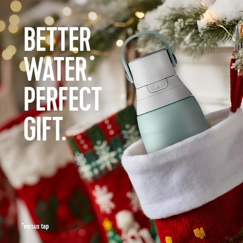 Brita Stainless Steel Water Bottle - Premium BPA-Free Insulated Design | 20 oz, Reusable & Eco-Friendly