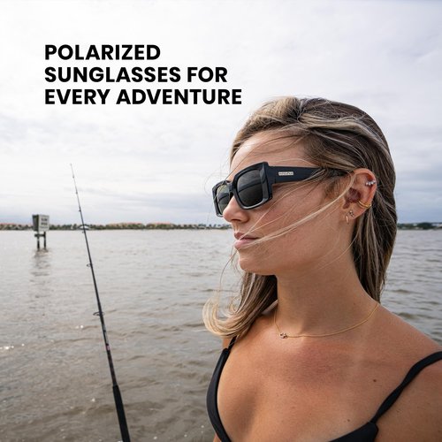 Suncloud Astoria Polarized Sunglasses – 100% UV Protection – Comfortable Fit, Trendy Design – for Men & Women – Blue Tortoise + Polarized Blue Mirror Lenses