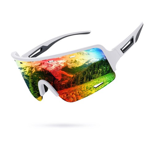FEISEDY Sports Sunglasses Cycling Glasses Baseball Glasses for Youth Teens UV400 Protection B2974