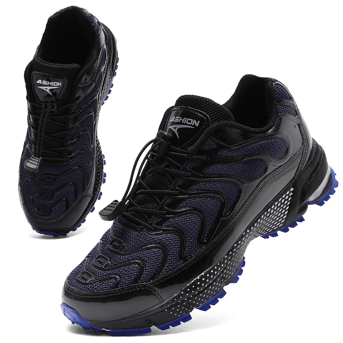 WETIKE Boys Shoes Boys Sneakers Kids Running Shoes 3.5 Girl's Tennis Shoes for Kids (Classic Blue)