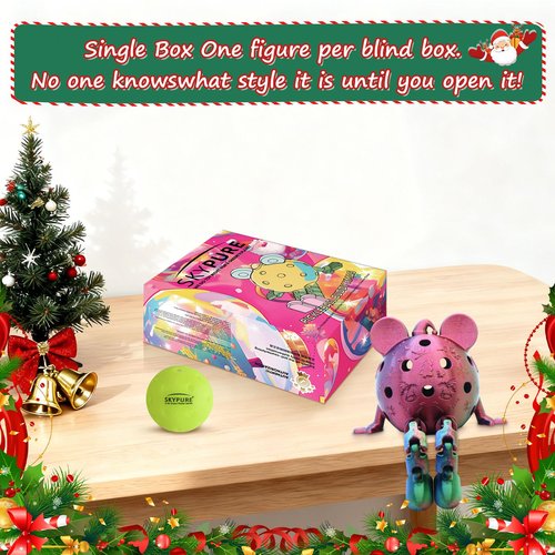 SKYPURE Z40 Outdoor Pickleball Balls for Clubs/Ball Machines (Christmas Pickleball Buddy, Christmas Pickleball Buddy)