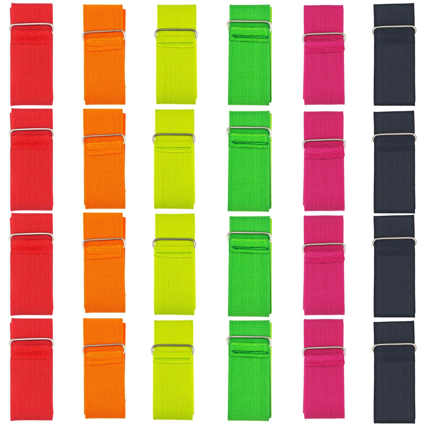 Zelerdo 24 Pack 3 Legged Race Bands Three Legged Race for Outdoor Fun (24)