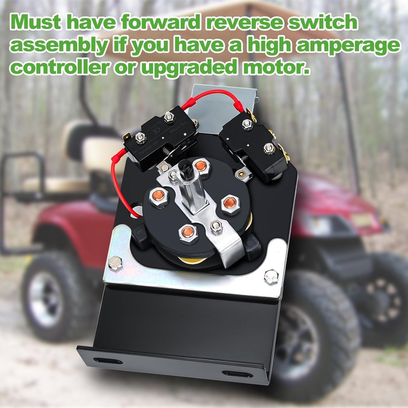 10L0L Golf Cart Forward Reverse Switch Assembly for Electric EZGO TXT 1994-up, Replaces OEM Part 73036G01, 70578G01, 70578G02