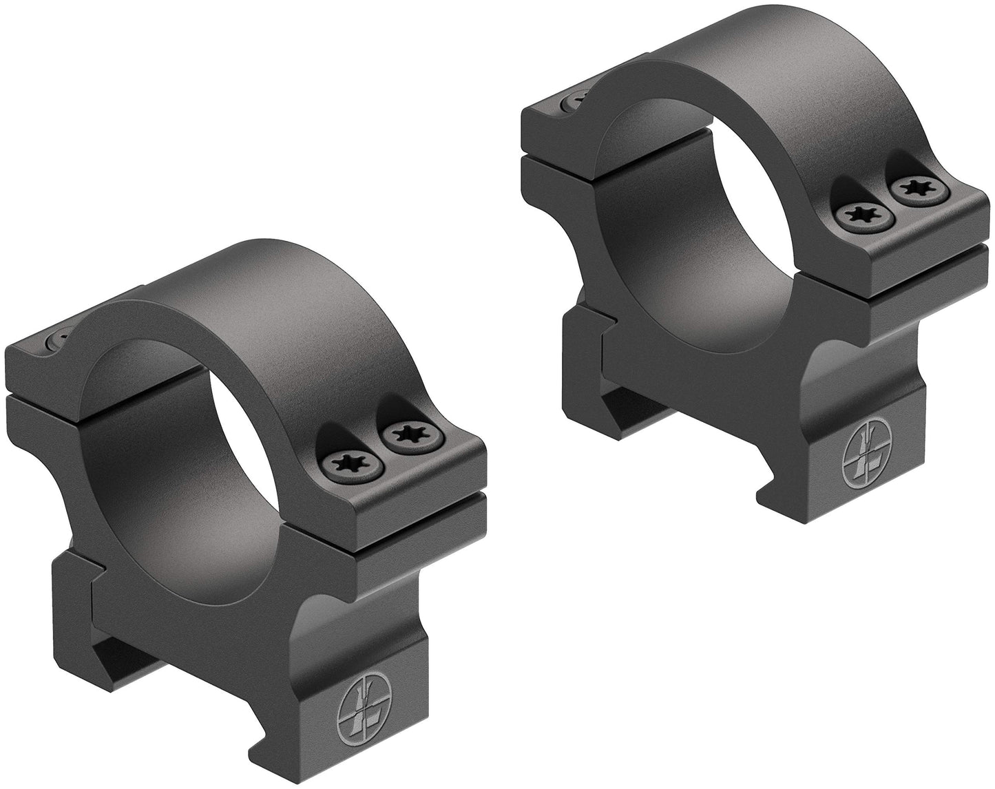 Leupold Open Range Cross-Slot Rings 1", 1" Low with a Matte Finish