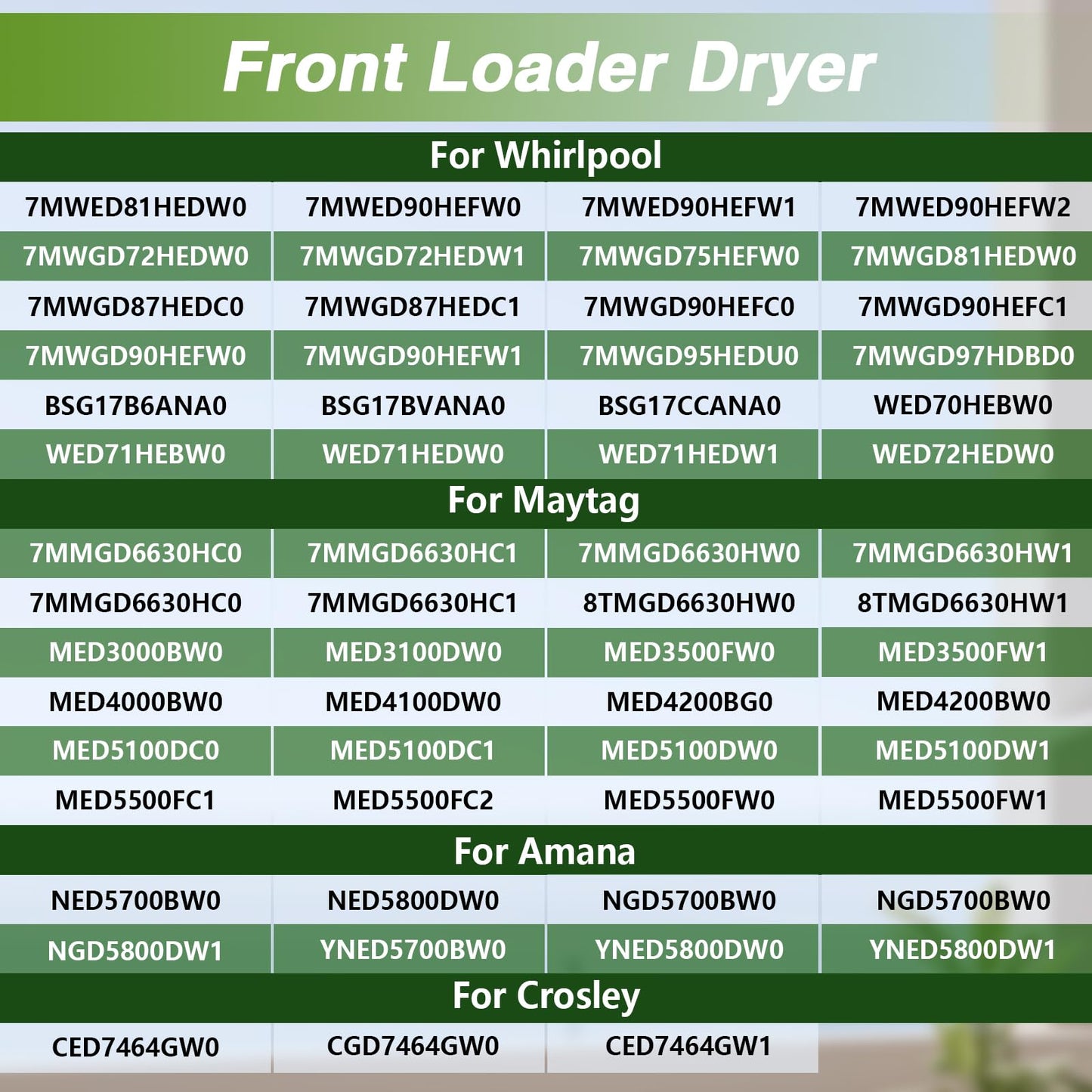 RUHUALIFE Dryer Washer Door Hinge with 4 Pin Caps Front Loader Dryer and Washer Door Hinge Compatible with Whirlpool Amana Maytag Crosley Replace#: W10208415 W10208414 W10208398