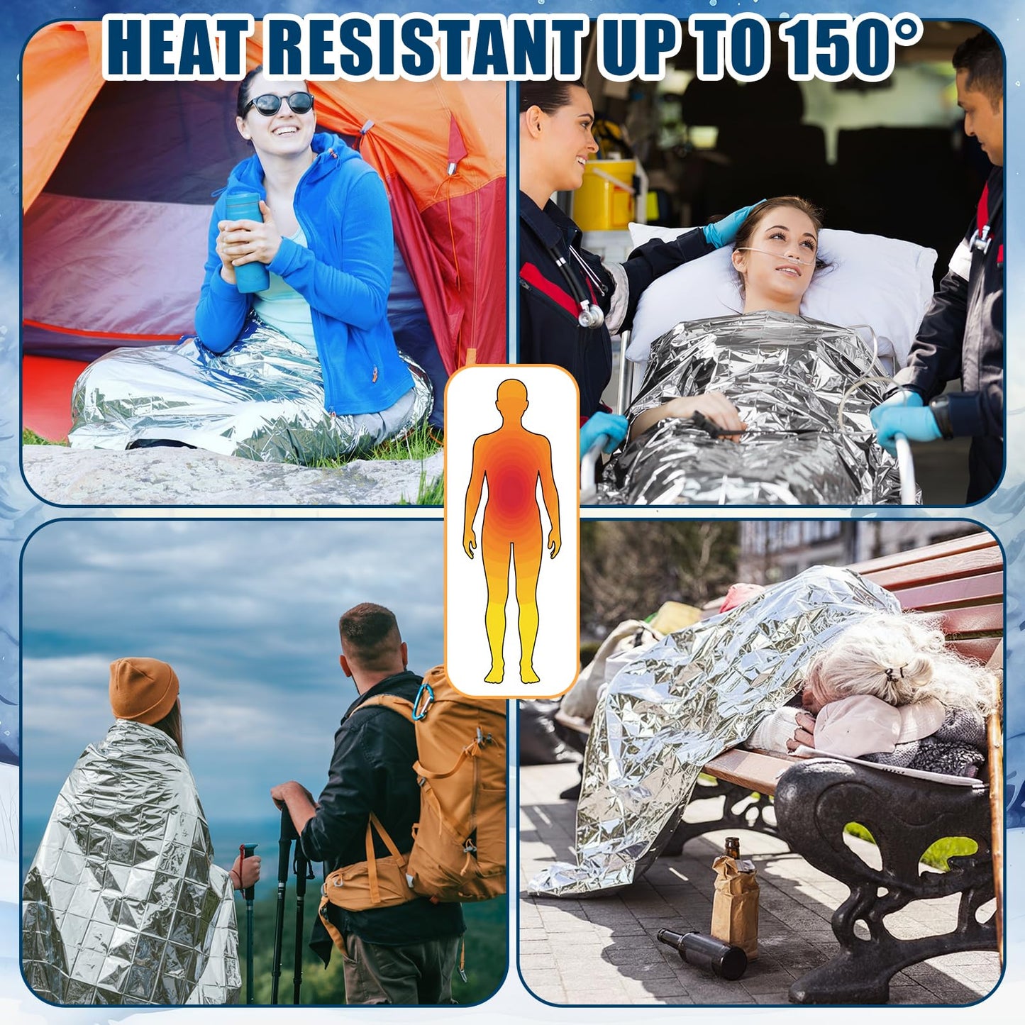 Jamntower 200 Pcs Homeless Care Supplies Bulk Emergency Blanket Winter Knitted Gloves Bulk for Homeless Care Packages(Bright)
