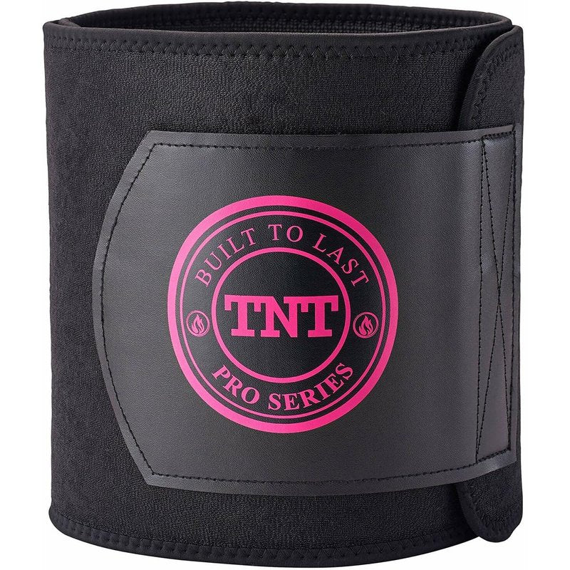 TNT Pro Series Waist Trimmer Belt for Women & Men for Weight Loss - Slimming & Sweat Belt - Neoprene (Pink, Small)
