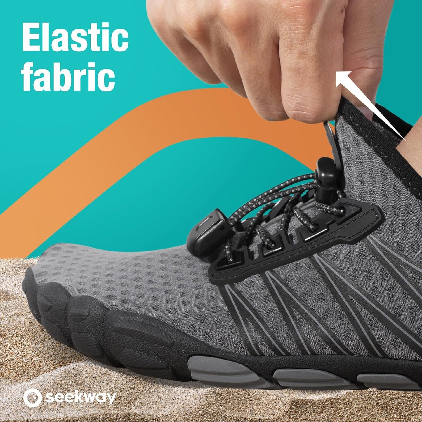 SEEKWAY Quick-Dry Water Shoes for Men & Women | Barefoot Aqua Socks for Beach, Swim & Hiking