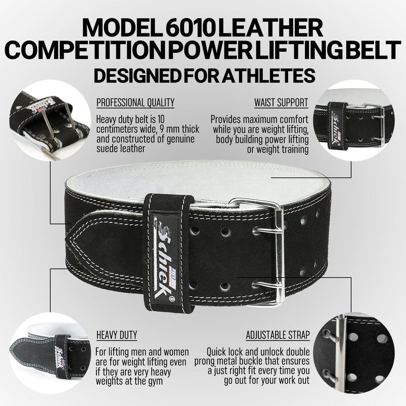 Schiek Sports Competition Power Belt Size: Medium Black