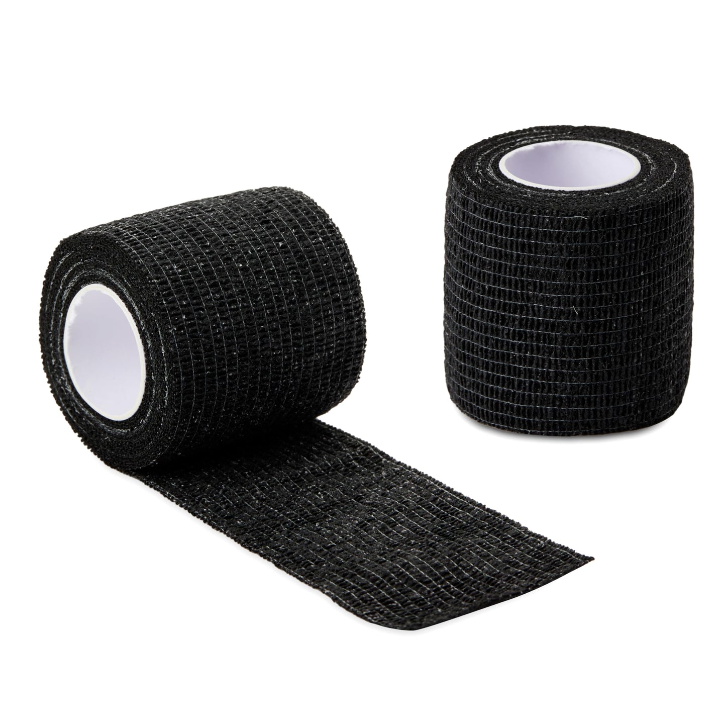 BISIBITA2 Sensi Wrap Grip Cover Sports Self Bandage Rolls 2-inch x 5-Yards 24pcs (Black)