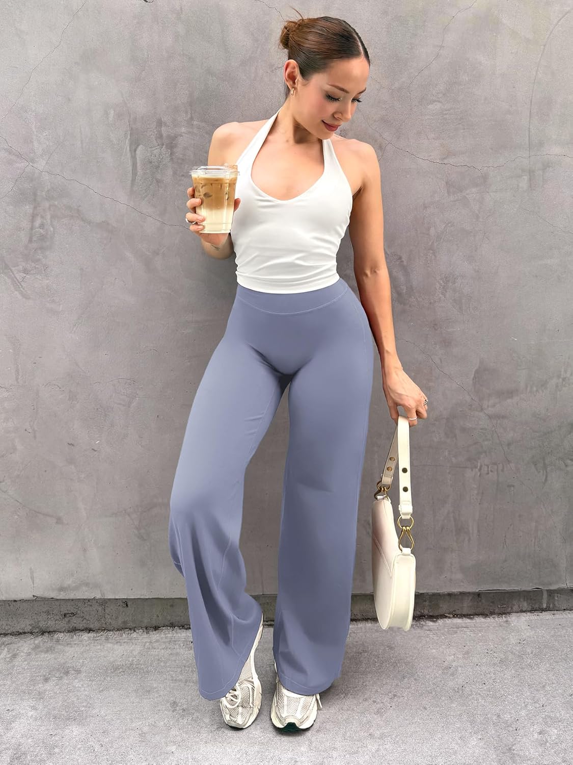 YEOREO Women's High Waist Workout Leggings - No Front Seam, Buttery Soft Yoga Pants | 29"-35" Sizes