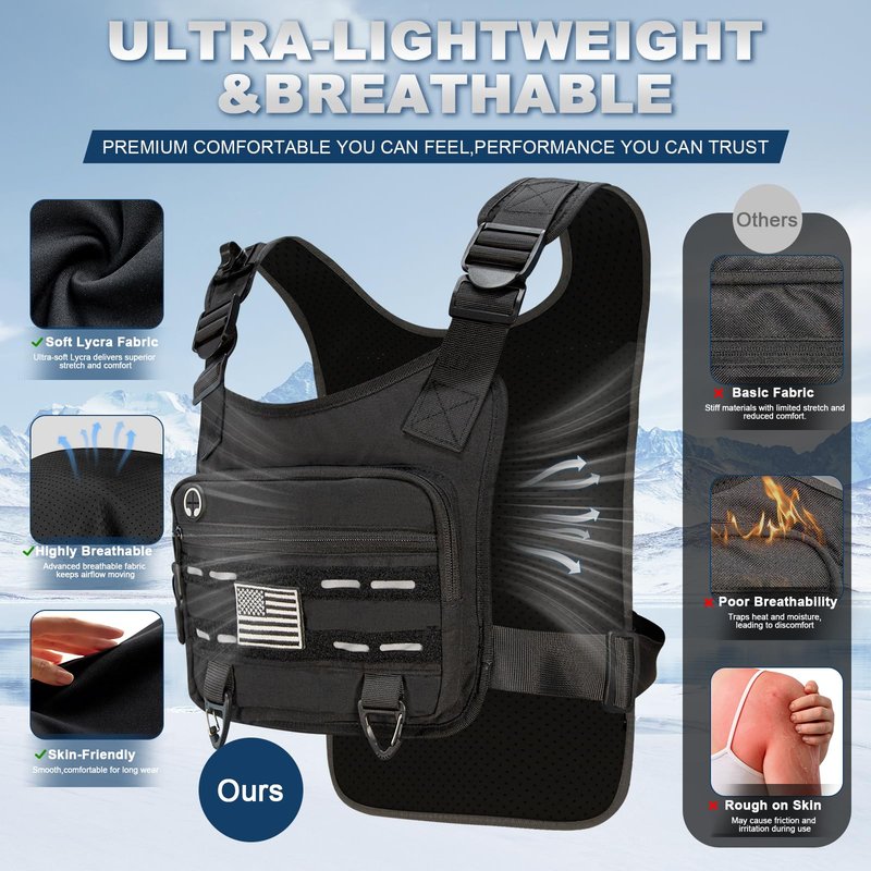 PORTHOLIC Running Vest for Women Men with 1.5L Water Bladder | Adjustable Hydration Vest|Reflective | Lightweight | Muti-Pockets | Breathable for Running Accessories for Hiking