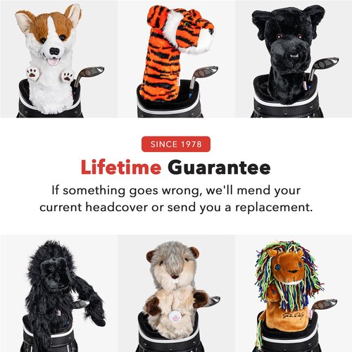 Daphne's Headcovers Corgi Driver Headcover | Premium Driver Headcovers | Funny Golf Club Covers | Stylish Protection for Your Clubs | Men's Golf Gear | Driver Headcover for Men and Women