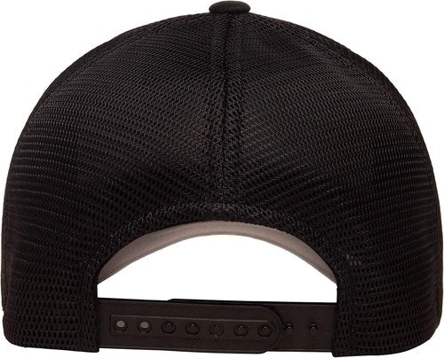 Flexfit Men's Trucker Cap - Stylish Black Design | One Size Fits All