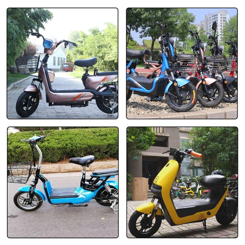 WEIYINGSI 14X2.125 Tubeless Tires, 14 X 2.125 Electric Bike Tires with Angled Valve for 14 Inch Electric Folding Bike, E-Bikes and E-Scooters