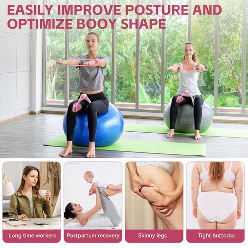 MICZG Thigh Trainer for Women, Pelvic Floor Trainer with Enhanced Resistance - Hip, Pelvis & Pelvic Floor Muscle Strengthener, elvic Floor Strengthening Women