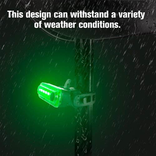 2 Pcs Green LED Bicycle Light, USB Rechargeable Bike Tail Light, Bright Rear Cycling Safety Flashlight, 4 Light Mode Options for Adult Men Women Road Mountain Waterproof 220mAh (2 USB Cables Included)
