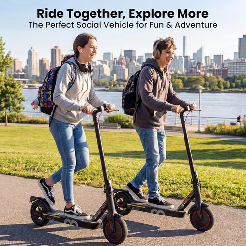 iScooter Electric Scooter - Long Range 18 Miles | Top Speed 22 MPH | Ideal for Commuting & Teens