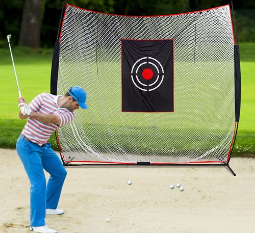 KAIDIDA Golf Practice Net Backyard 7x7FT: Durable Swing Training Target – Indoor Outdoor Garage Home Use – Portable for Adults & Men Golfer Beginners