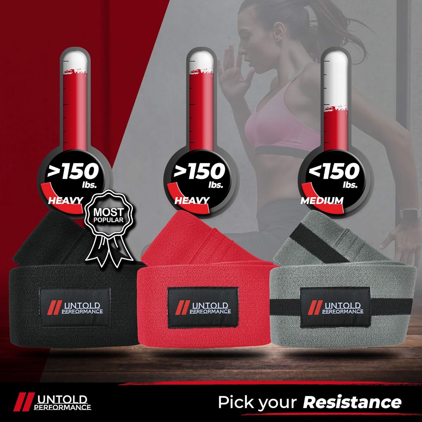 Skiennix Heavy Resistance Bands - Durable Hip Bands for Strength, Flexibility & Glute Workouts