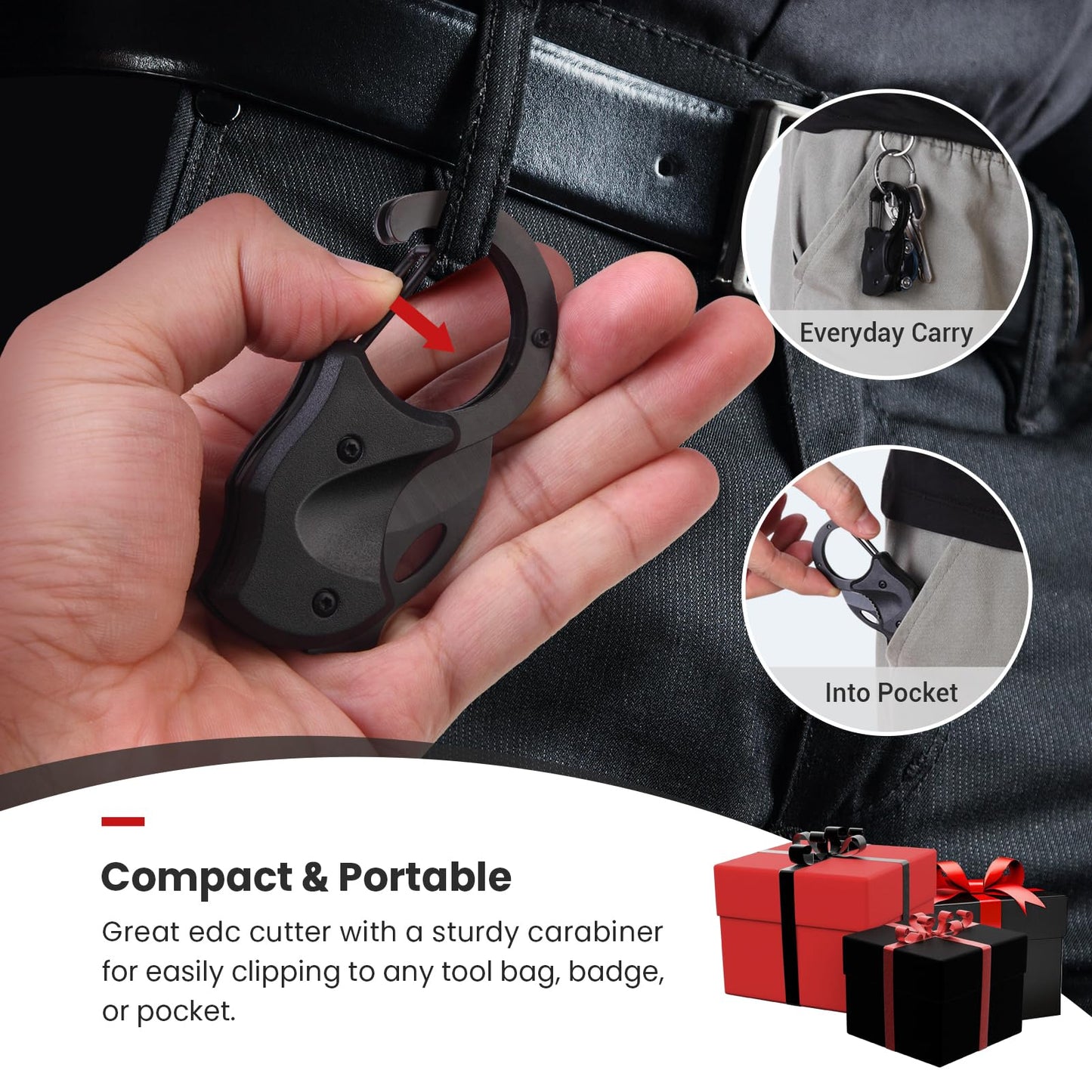 FUNBRO Small Pocket Knife Fathers Day Dad Gifts for Men from Daughter Wife Son, EDC Knives Birthday & Christmas Gifts for Him, Mens Stocking Stuffers Gifts Idea for Boyfriend Husband Grandpa