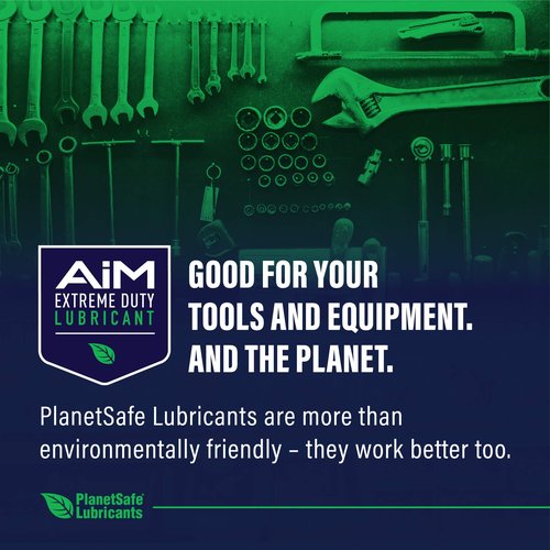 PlanetSafe Lubricants AiM Bike Chain Lube - 1oz - Bicycle Chain Lubricant for Road, Mountain & MTB Bikes - Dry and Wet Conditions - Non Hazardous, Safe for You - Made in The USA!
