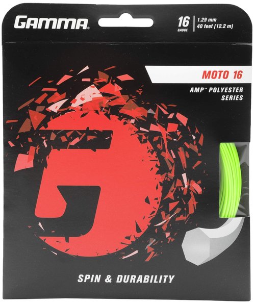Gamma Sports AMP Moto 16g String - Lime