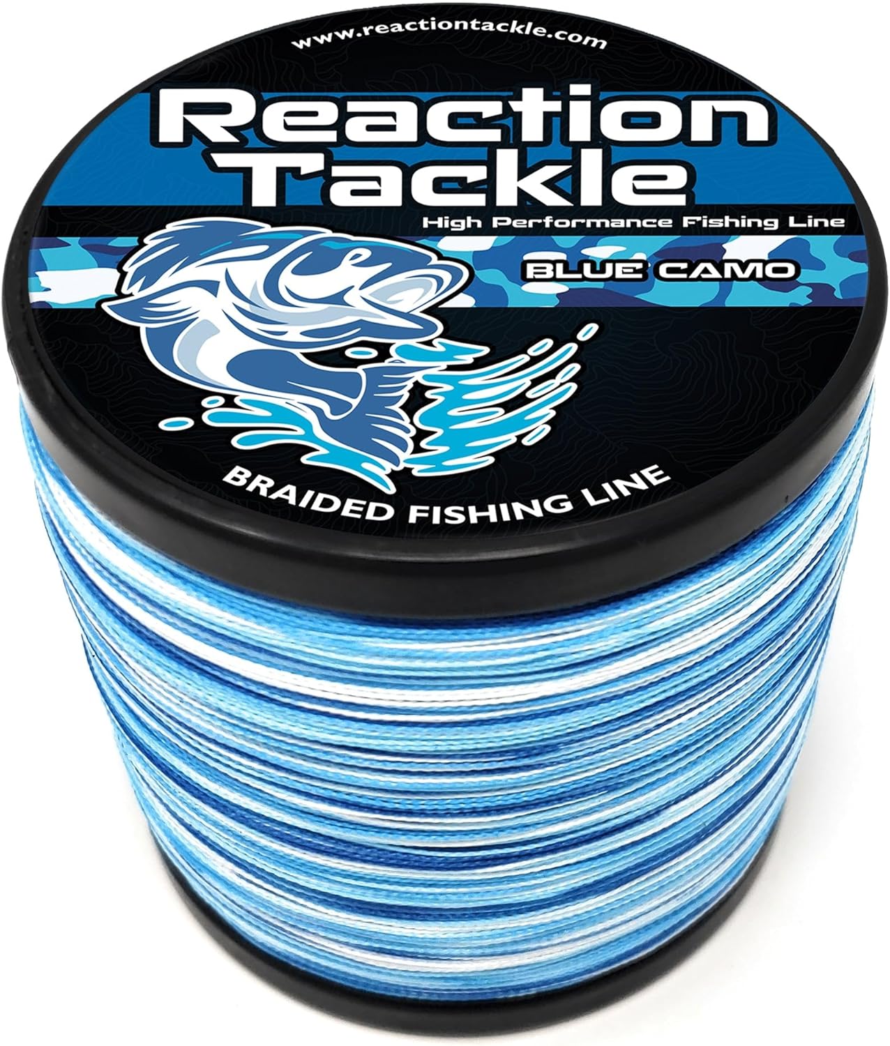 Reaction Tackle Braided Fishing Line - Pro Grade Performance for Saltwater & Freshwater - High Visibility Color Braid
