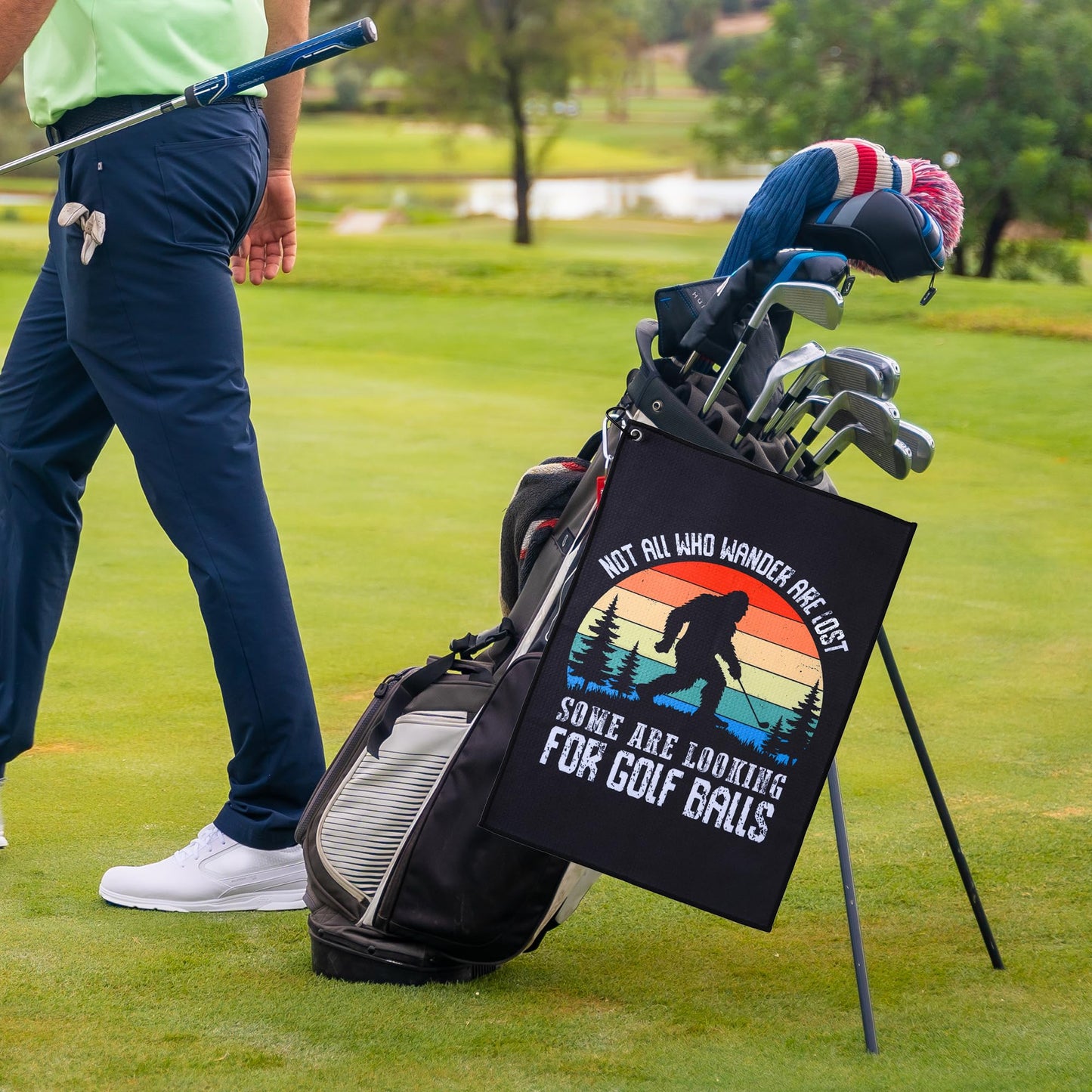 ZEETY Funny Golf Towel – Humorous Golf Towel for Golf Bags, Perfect Golf Gifts & Accessories for Men and Women Golfers