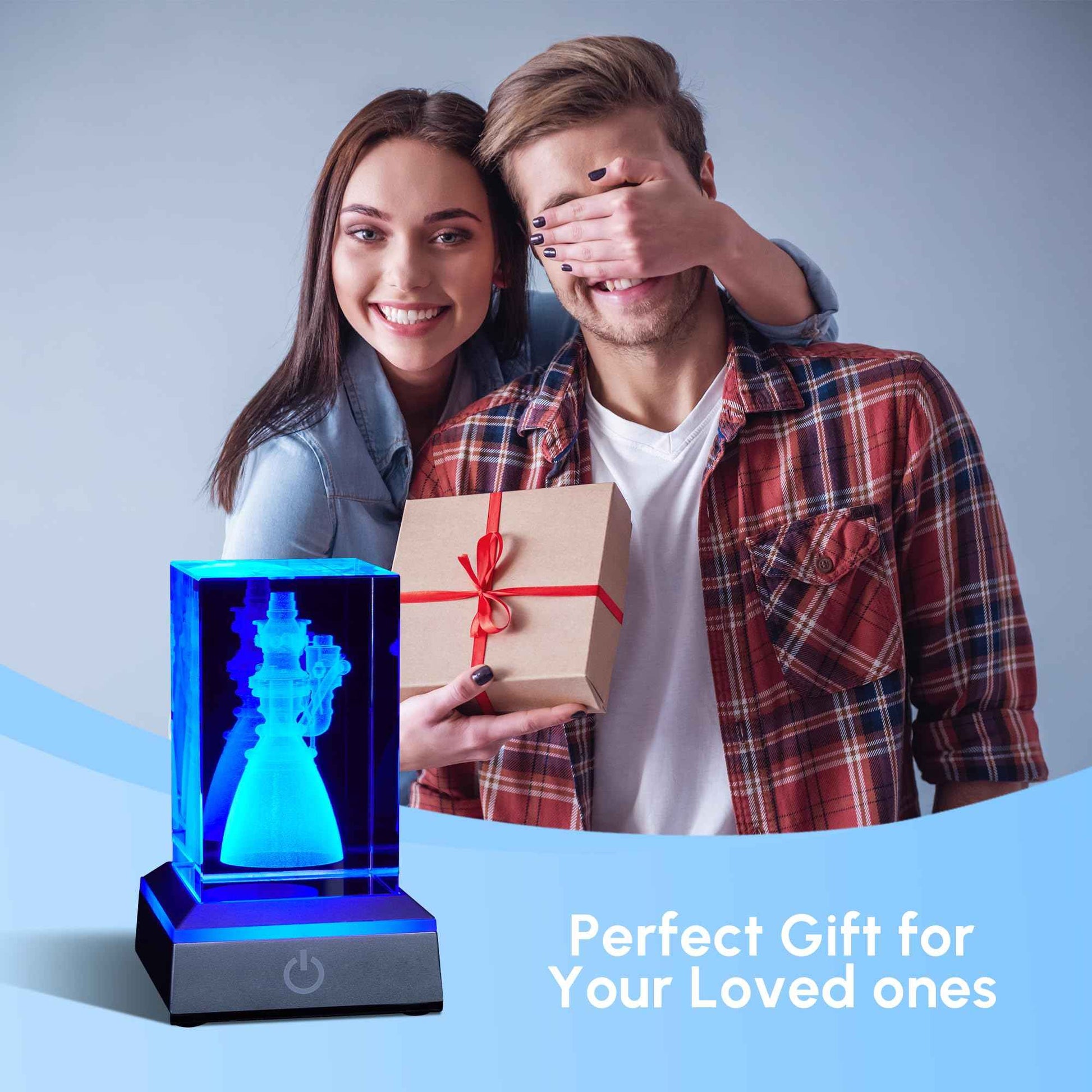 EMGTMS Y&Z SpaceX Starship Raptor 3 Engine Night Light, 3D Rocket Engine Figurine Lamp with 6 Color Modes, USB/Battery Powered, Collector's Gift for Space Fans & Tech Enthusiasts