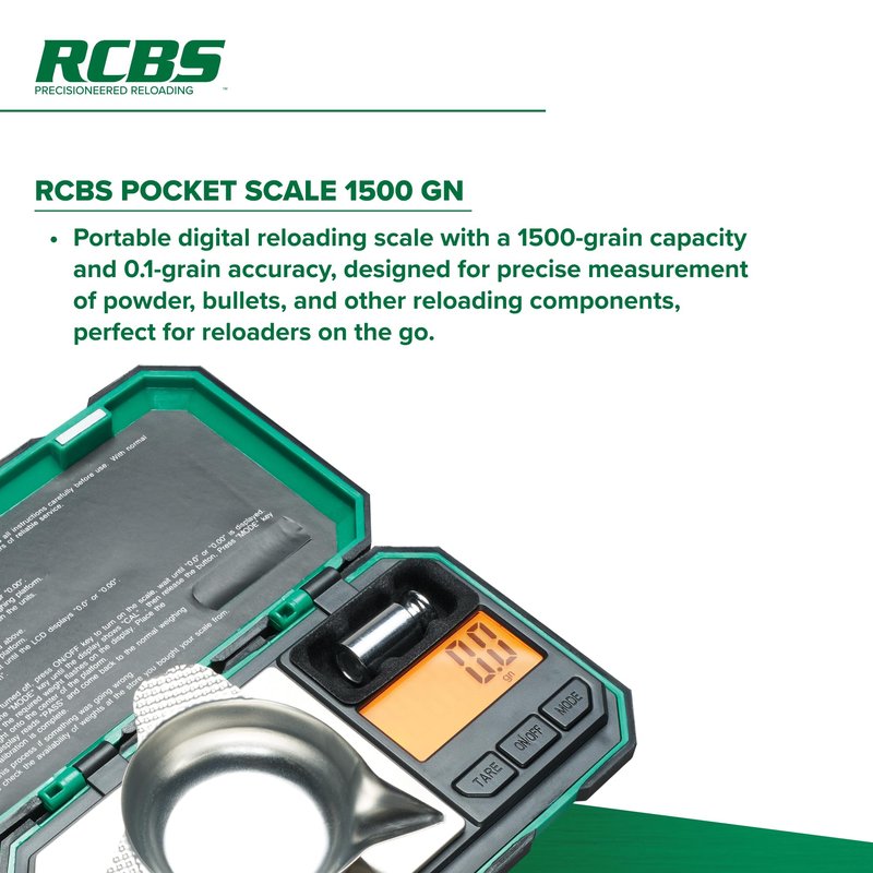 RCBS 1500 Grain Pocket Scale_98914, Green