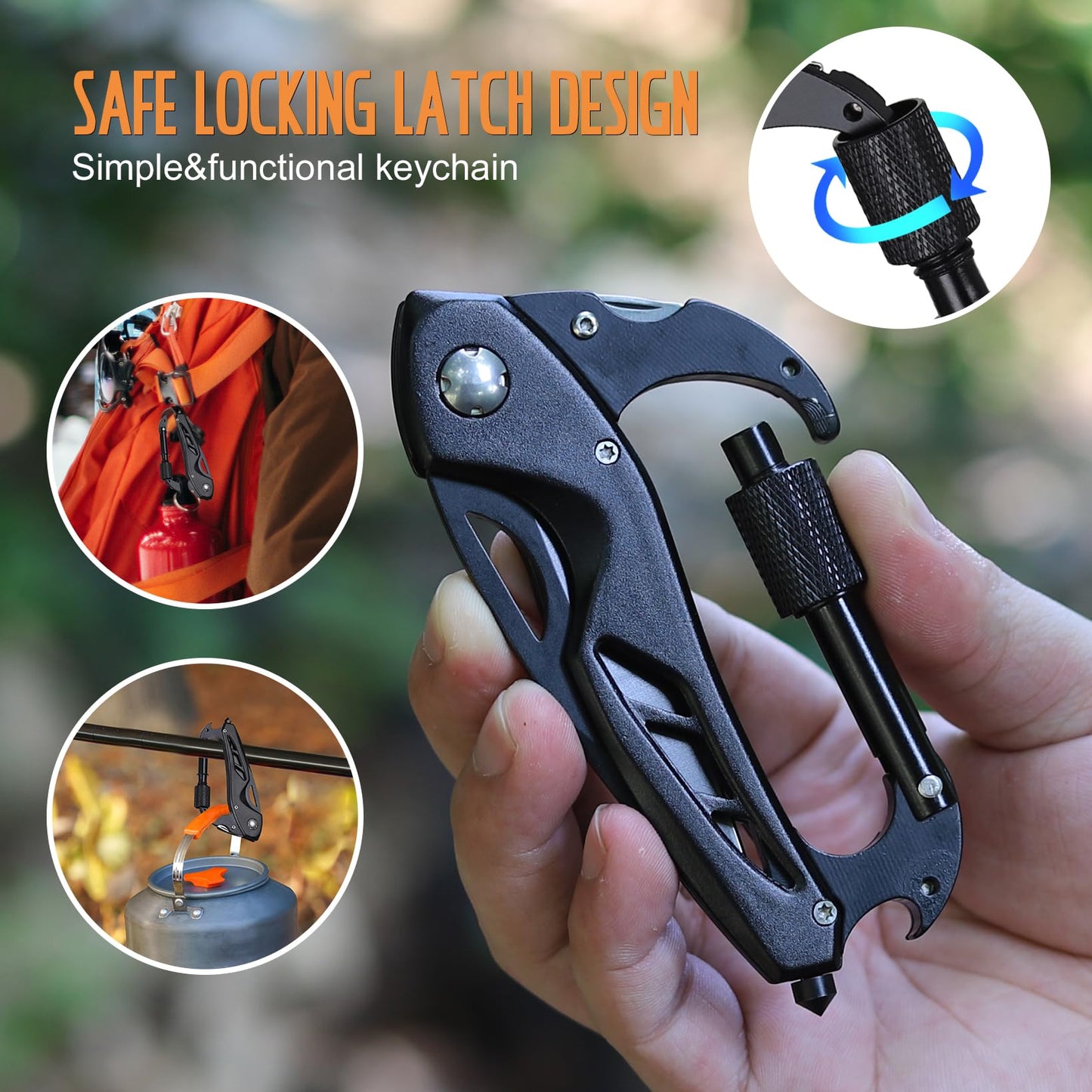 Gifts for Men Him Dad, Christmas Stocking Stuffers Gifts for Husband, Multitool Christmas Stocking Stuffers for Men, Mens Fathers Day Birthday Gift, EDC Gadgets Gift for Him Camping