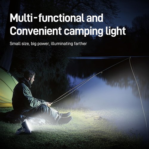 LED Solar Portable Camping Lights with Stand dimmable, 2000LM, Solar Rechargeable Work Lights with Magnetic，IP67 Waterproof, 5 Light Modes Portable Flood Light, Camping Lantern for Indoor Outdoor