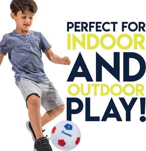 Franklin Sports Kids Soccer Goal Set - Includes Ball & Pump | 24" x 16" Size