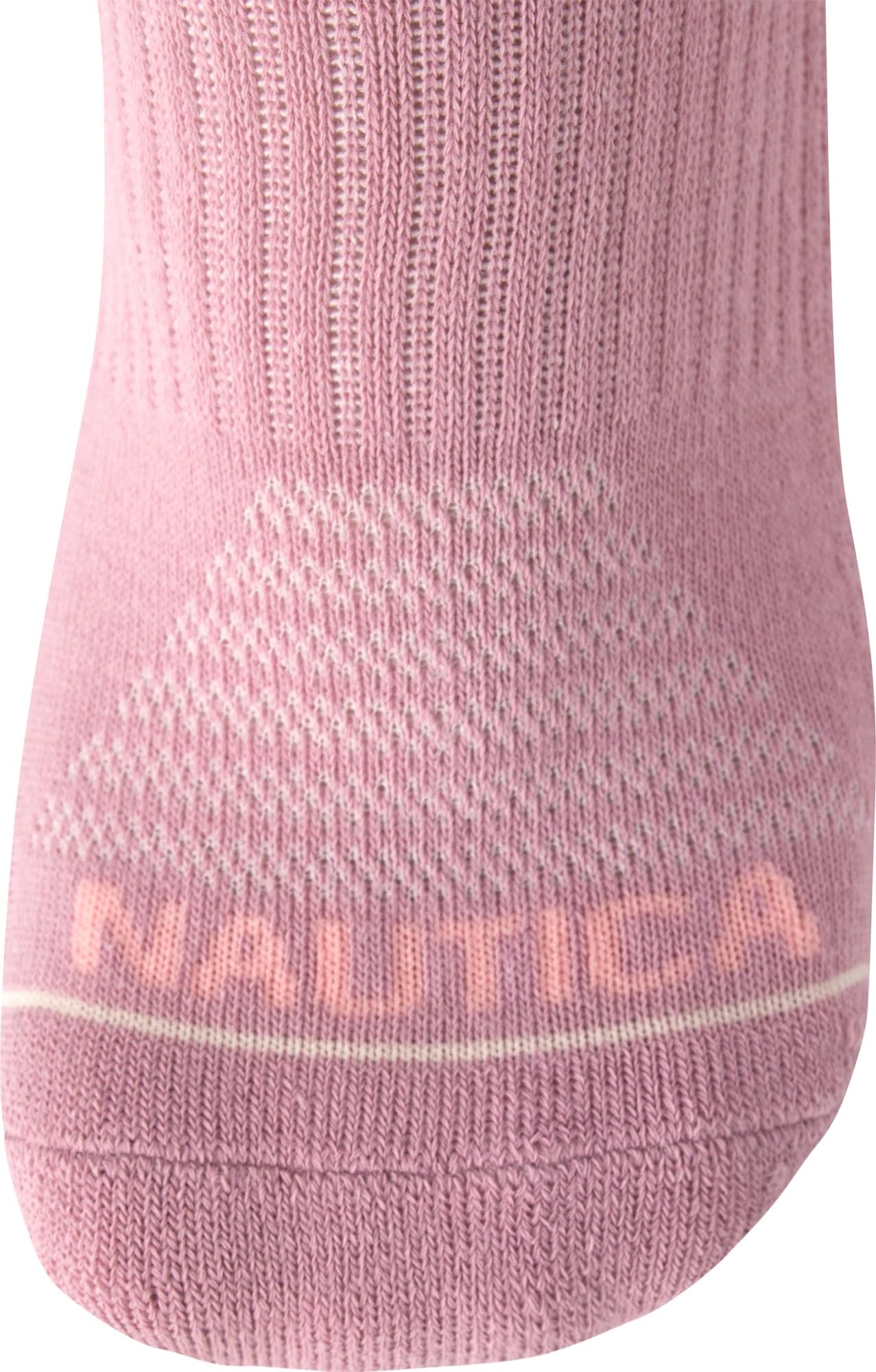 Nautica Womens Low Cut Socks - 6 Pack Soft Stretch Breathable Mesh Cushioned Athletic Performance No Show Socks for Women, Size 4-10, Mauve Tab