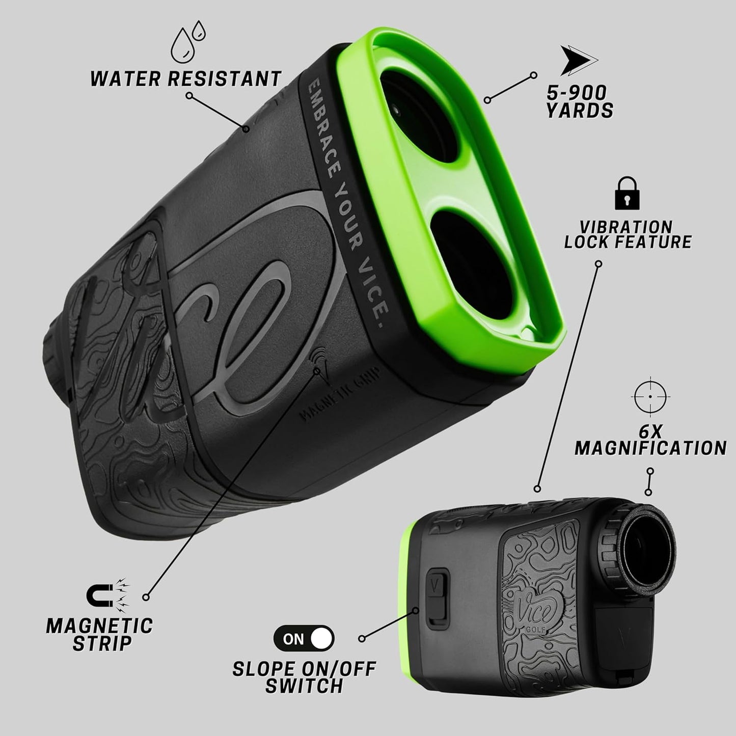 Vice Horizon Golf Laser Rangefinder - Accurate Slope Measurement for Precision Golfing