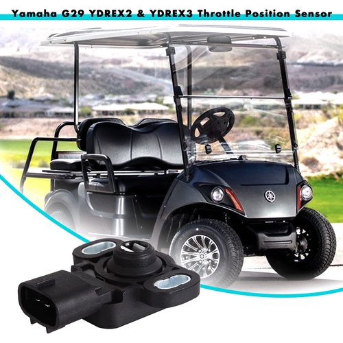 10L0L Golf Cart Throttle Sensor for Yamaha G29 Drive 2 /Drive 3 Electric 2012-Up - Golf Cart Throttle Position Sensor Accelerator Position Sensor Replace JW9-H5885-00-00