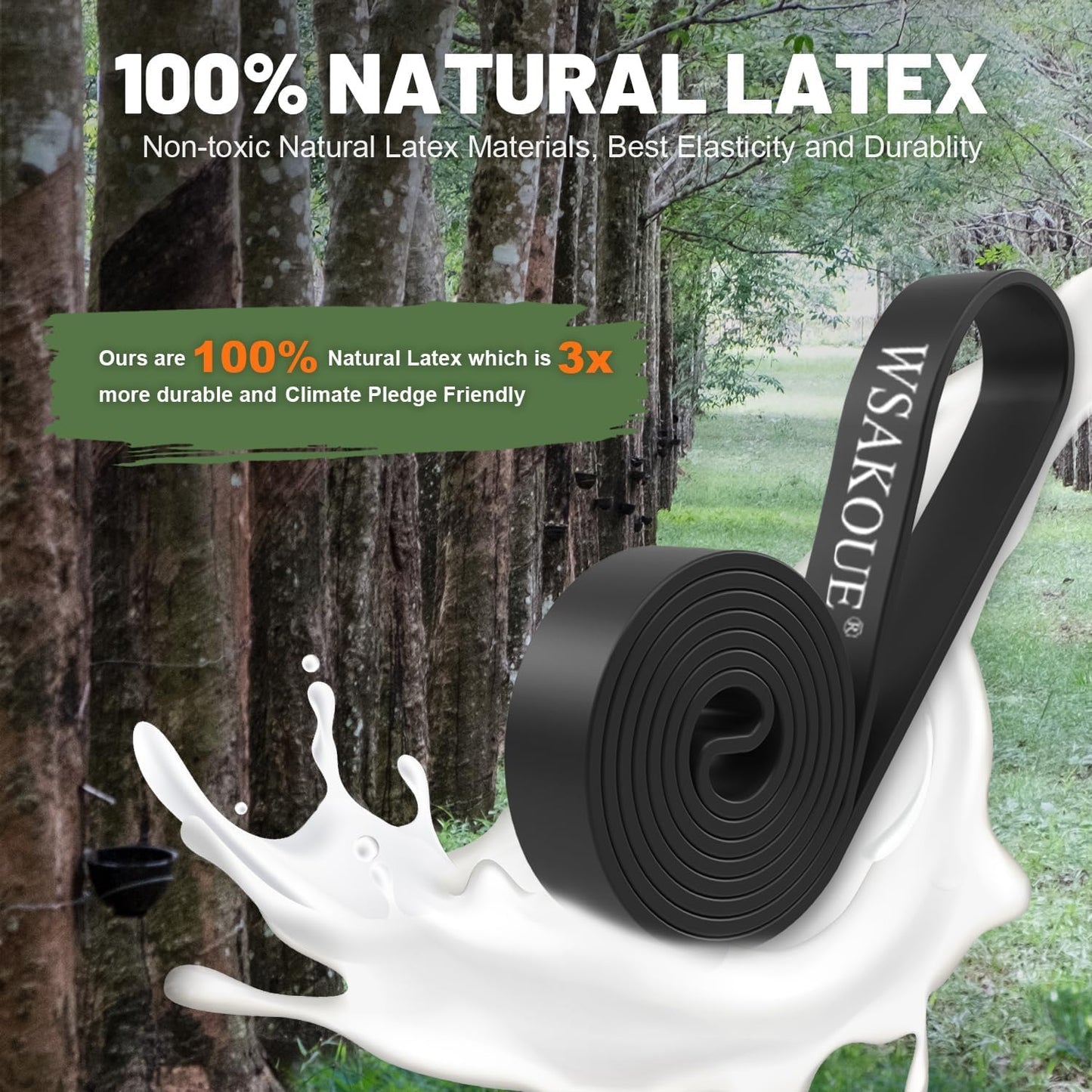 Skiennix Pull Up Bands - Resistance Bands Set for Men & Women | Ideal for Exercise, Stretching & Muscle Training