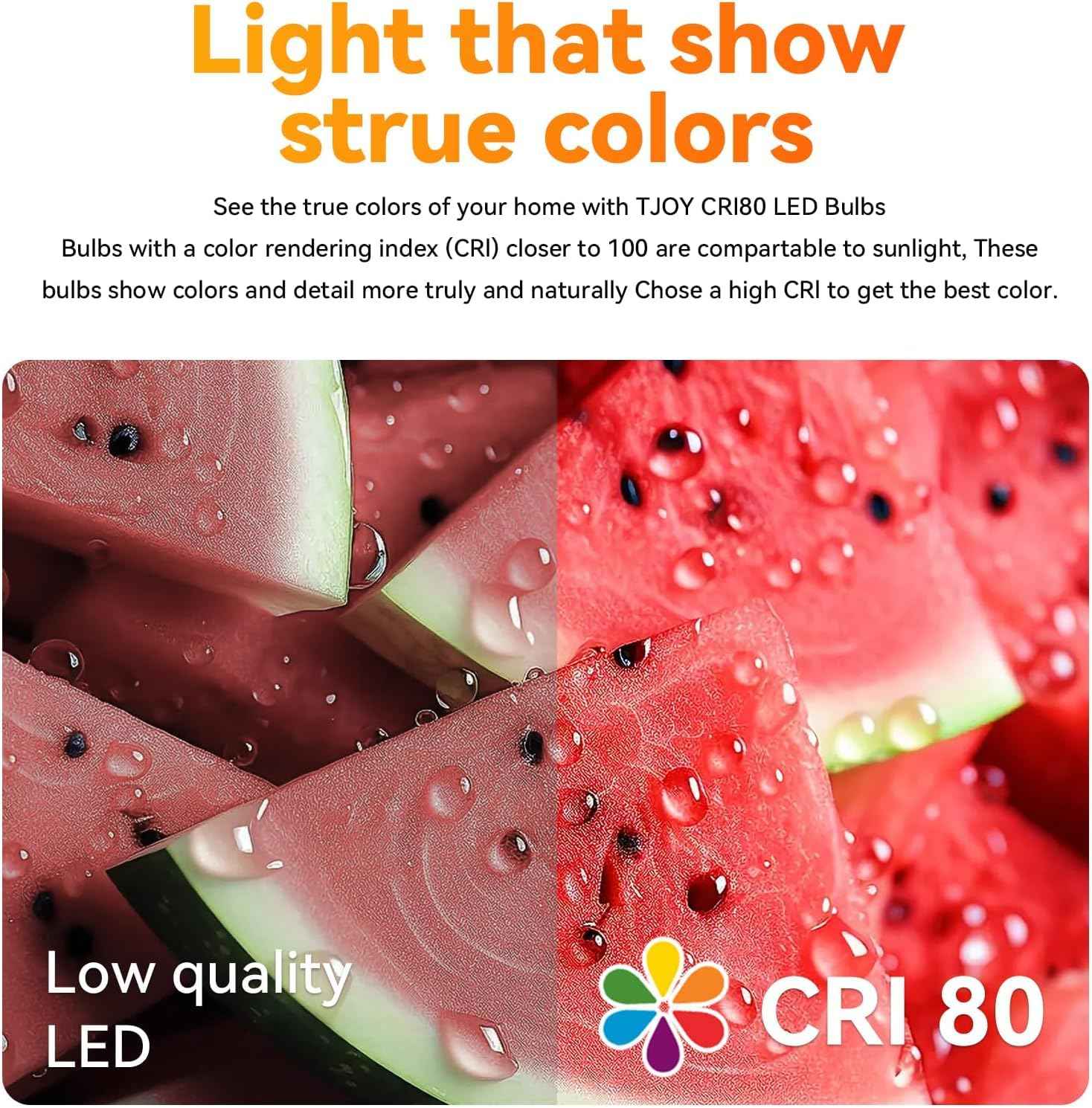 TJOY BR30 5000K 6PACK BR30 LED Bulbs, Indoor Flood Lights CRI80 9W Equivalent 65W 5000K Warm White 800 Lumens, E26 Base, 15000 Lifetime Hours for Ceiling, Recessed Can, Living Room and Kitchen