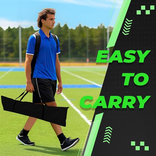 F2C Soccer Net - 12x6 FT Portable Soccer Goal for Kids & Adults | Durable Steel Frame with Carry Bag