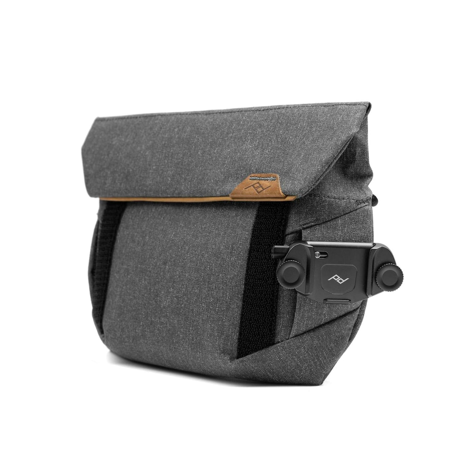 Peak Design Field Pouch V2, Charcoal, 2-in-1 Organizer and Sling Bag, Adjustable Shoulder Strap and Integrated Belt Loops, Weatherproof Nylon Canvas, Organizer Pouch or Carry Bag for Men and Women