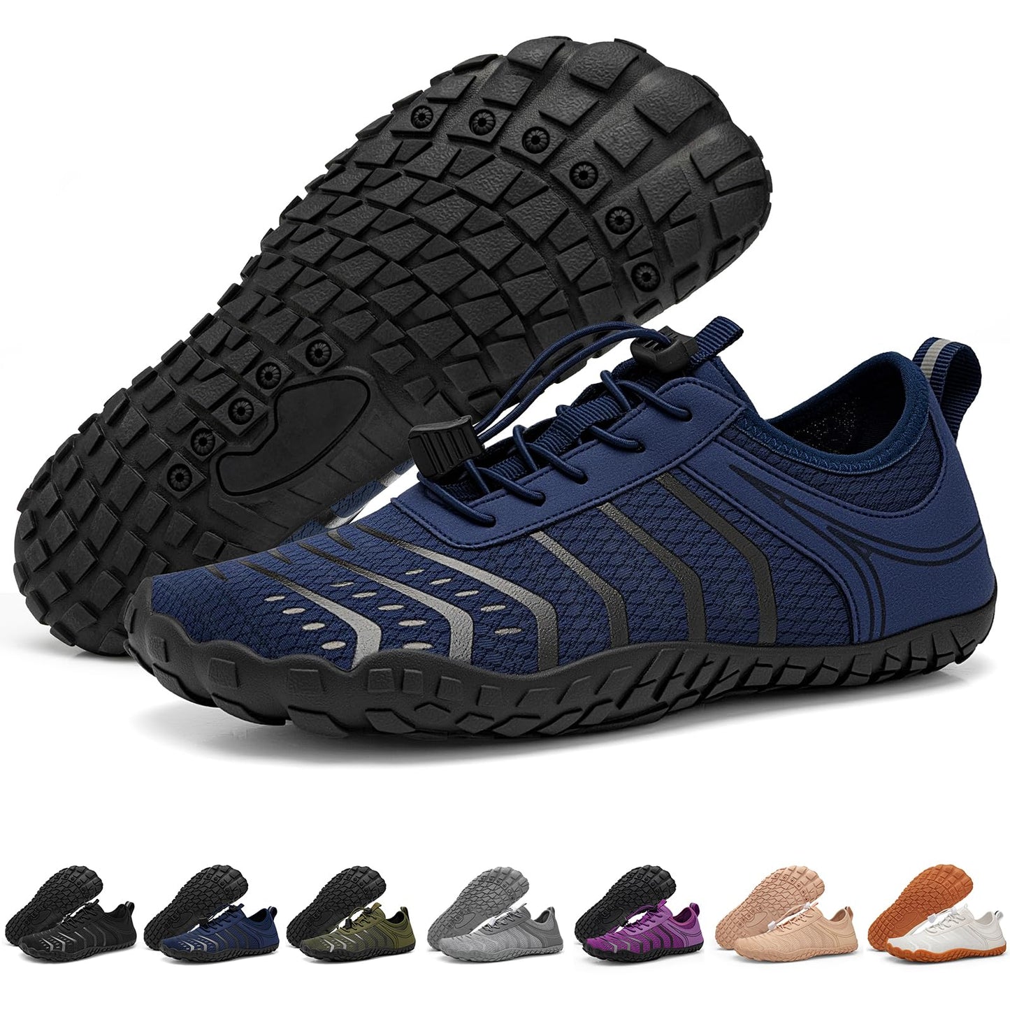 2026 New Hiking Barefoot Shoes Womens Mens Footwear,Wide Toe Box Water Shoe for Women Men,Zero Drop Comfortable & Non-Slip Barefoot Vitality Shoe Women's Athletic Footwear for Walking Hiking