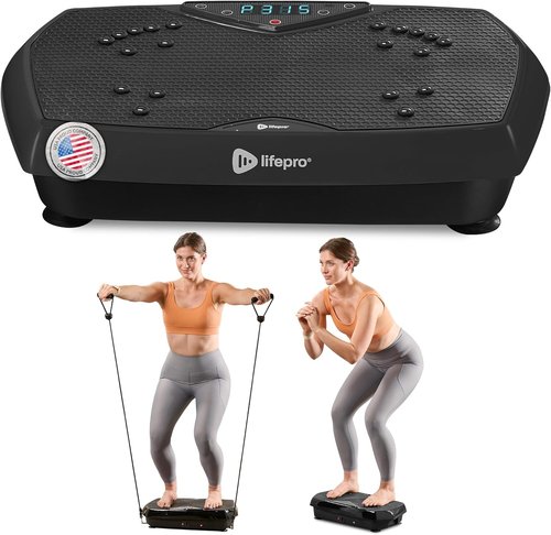 Lifepro Vibration Plate Exercise Machine - Full Body Vibration Platform for Muscle Toning & Recovery | Ideal for Beginners