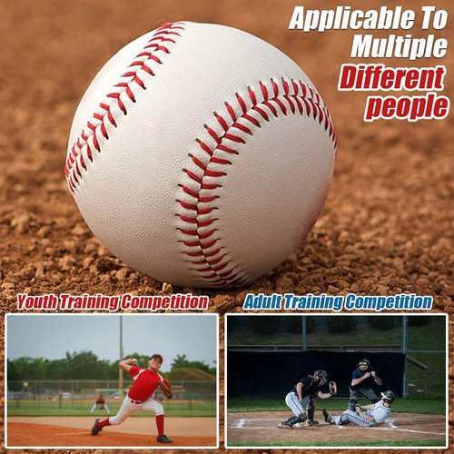 Leather Baseballs - Official League Grade | 12-Pack Competition Level Balls for Youth Training