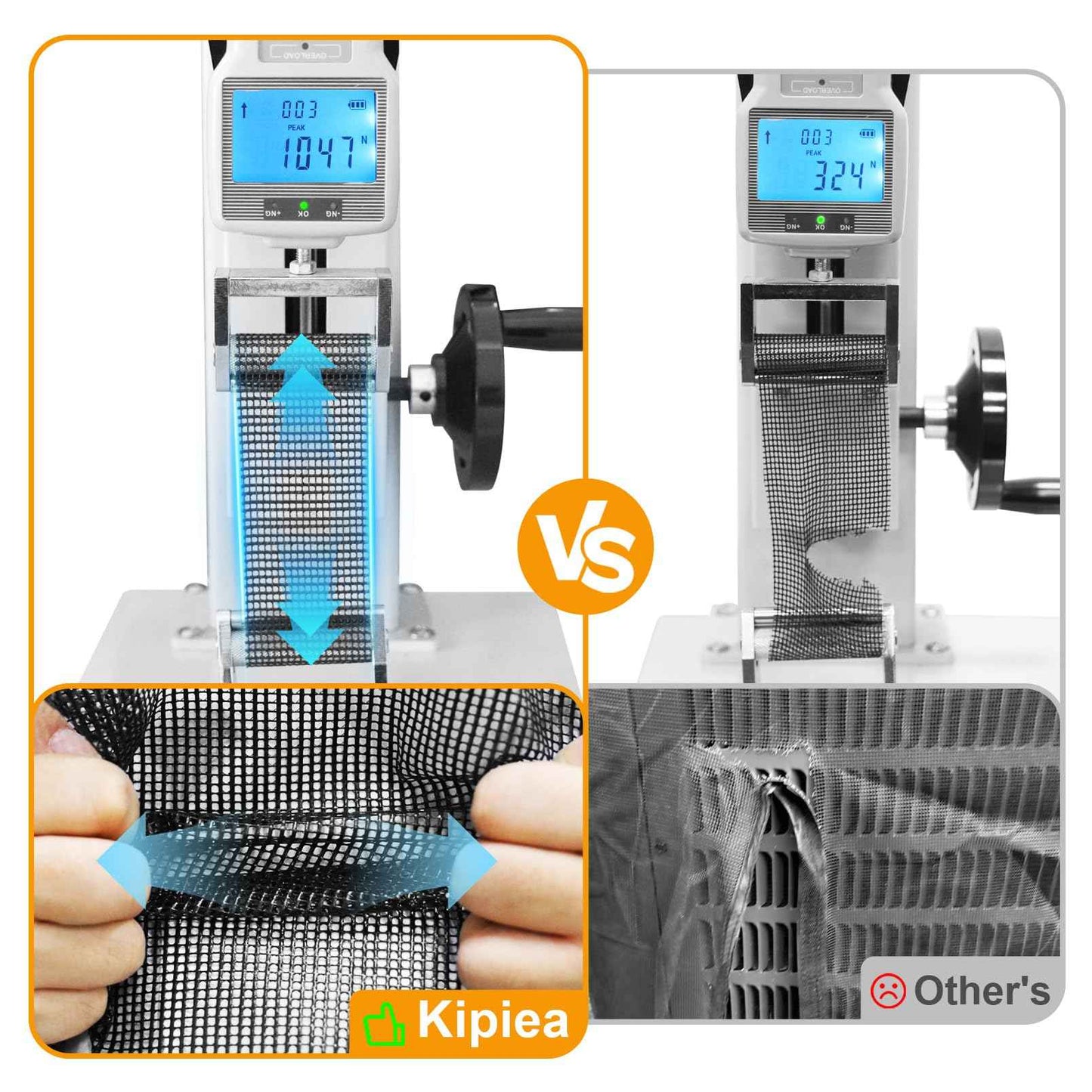 Kipiea Central Air Conditioner Mesh Covers for Outside Units, Top Universal Upgrade Mesh Outdoor AC Unit Cover Defender for All Seasons (30" x 30")